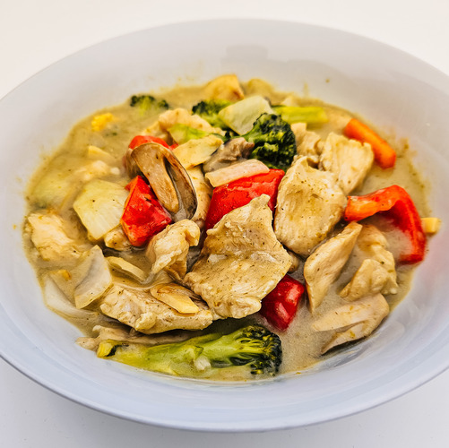 wok ninjas Chicken Thai Green Curry